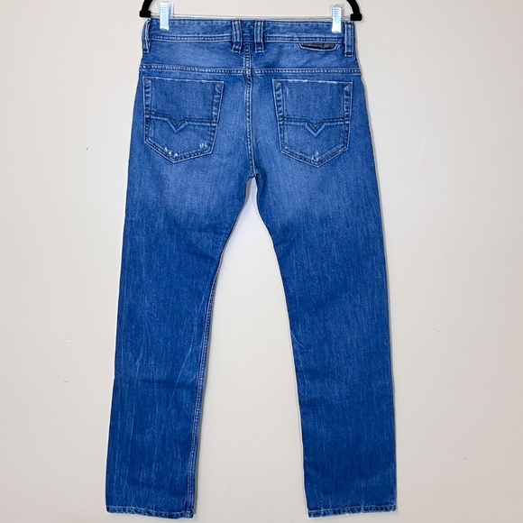 Diesel Safado Slim Straight Button Fly Jeans - Men's Size 30*32 - Blue - Picture 3 of 11